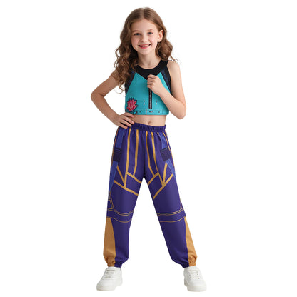 K-Pop Demon Hunters Cosplay Costumes Zoey Mira Rumi op Pants Dress Dancer Dress Up Halloween Cosplay Outfits Set