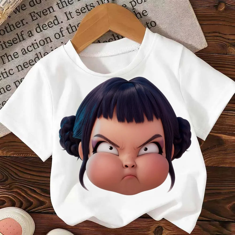 Kids T Shirt Kpop Demon Hunter HuntrX Child Tees Shirt Summer Y2k Tops Short Sleeve Tees Fashion Korean T-shirt for Girls Boys