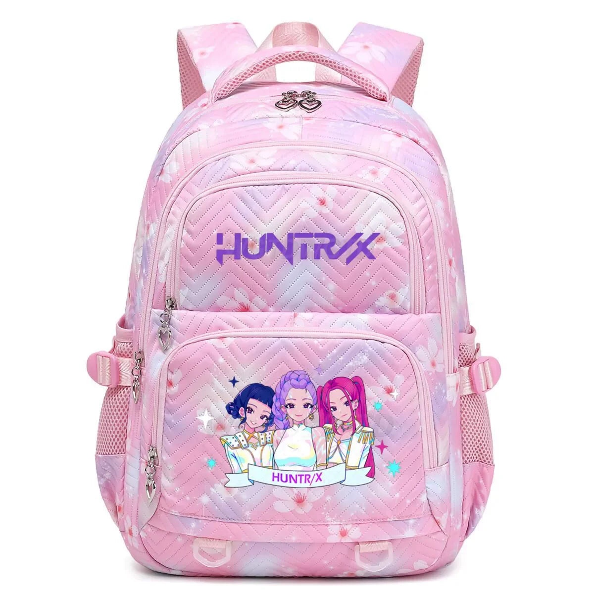 Kpop Demon Hunters Backpack Cartoon Rumi Mira Zoey HUNTR/X Saja Boys Print Schoolbag Large Capacity Student School Bas for Girls