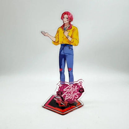 K-Pop Demon Hunters Superstar Rumi Mira Zoe Acrylic KeyChain Standing Plates Backpack Decoration Pendant Ornament Accessories