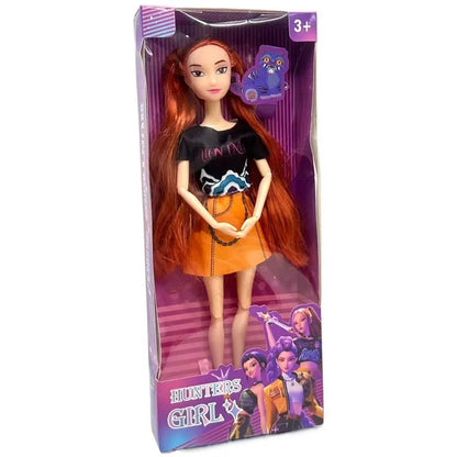 2025 NEW Anime 30CM K-Pop Demon Hunters Doll Vinyl Toy Rumi Mira zoi Character vinyl mask figurine Birthday Gift Fan Club Gifts