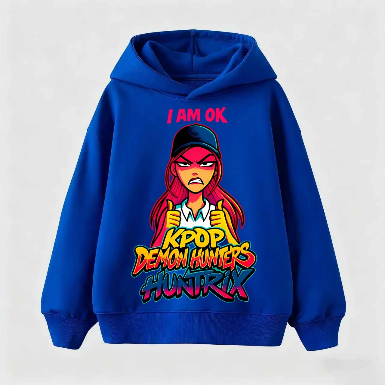 KPop Demon Hunters Hoodies Baby Girl Boy Clothes Fashion Casual Hooded Sweatshirts K-Pop Demon Hunters Pullover Kids Outfits Gif
