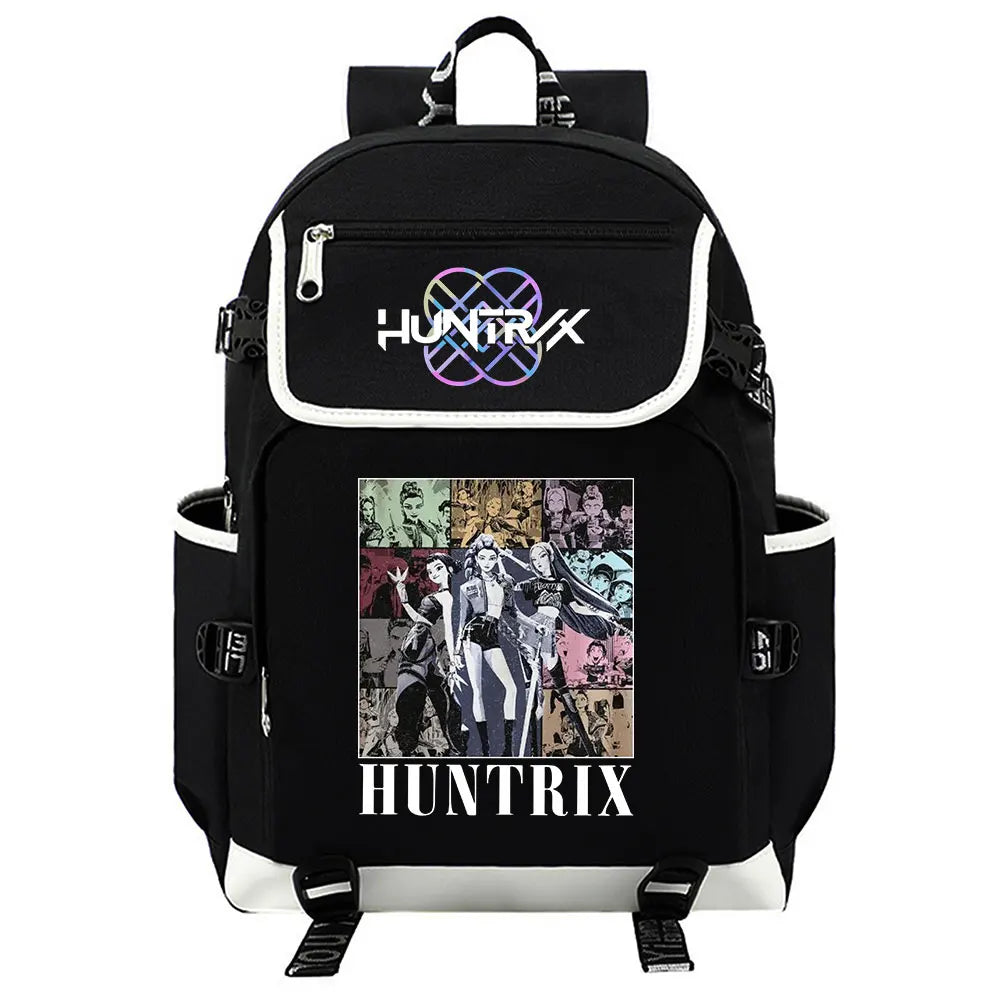 Kpop Demon Hunters Backpack for Girl Boy Student Teenager Rucksack Women Casual School Bags Travel Mochila
