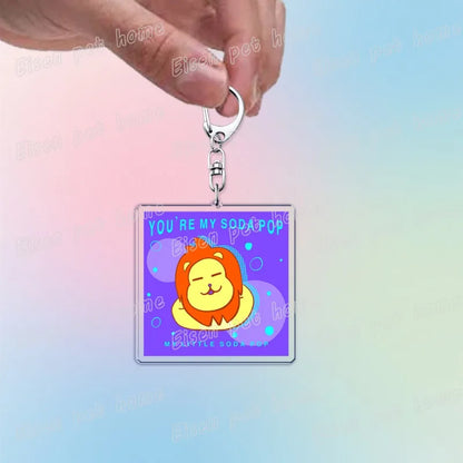 Kpop Demon Hunters Huntrix Saja Boys Keychain Llavero Accessories Bag Rumi Zoey Jinu Ramen Keychains Keyrings Jewelry Fans Gift