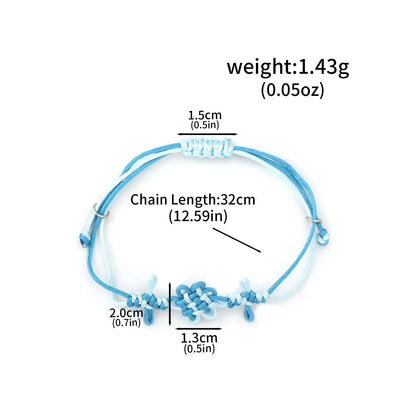 K-Pop Demon Hunters Bracelet Idol Squad Cord Bracelet Witch Slayer Adjustable Lucky Knot Talisman For Protection & Strength