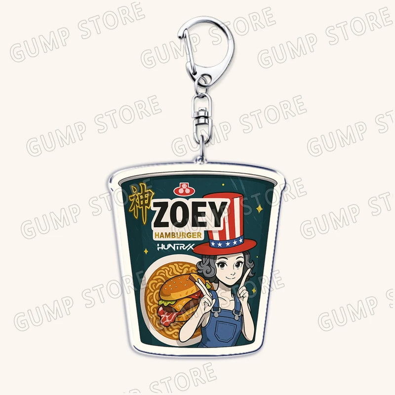 Hot Kpop Demon Hunters Huntrix Saja Boys Keychains for Accessories Jewelry Rumi Zoey Jinu Mira Sold My Soul Keyrings Fans Gifts