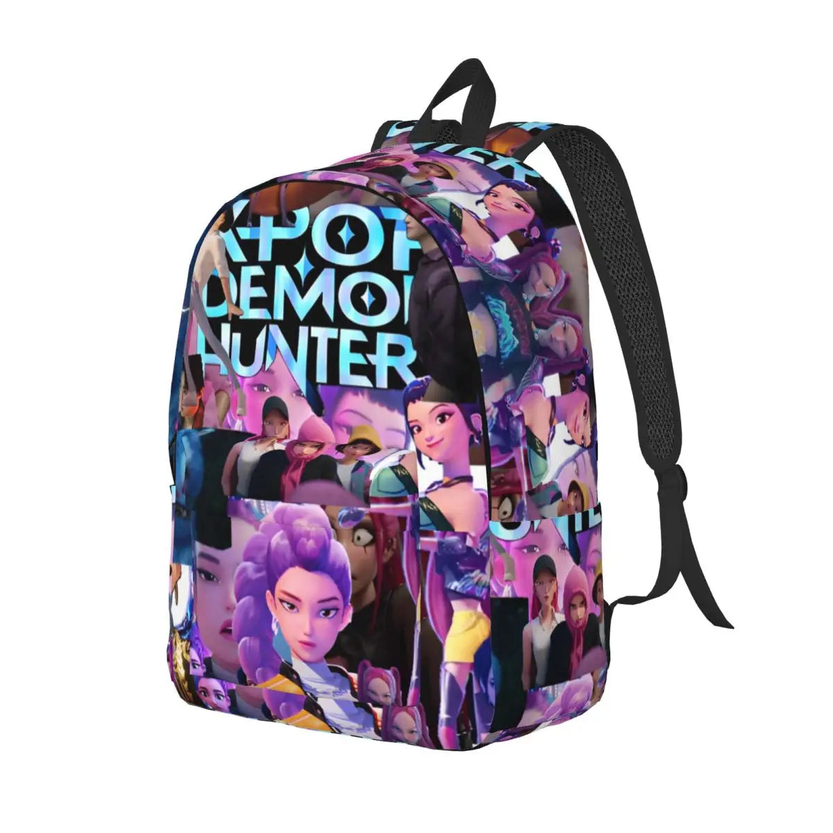 Kpop Demon Hunters Huntrix Backpack for Men Women Teenage Student Hiking Travel Daypack 2025 Movie Laptop Canvas Bags Outdoor