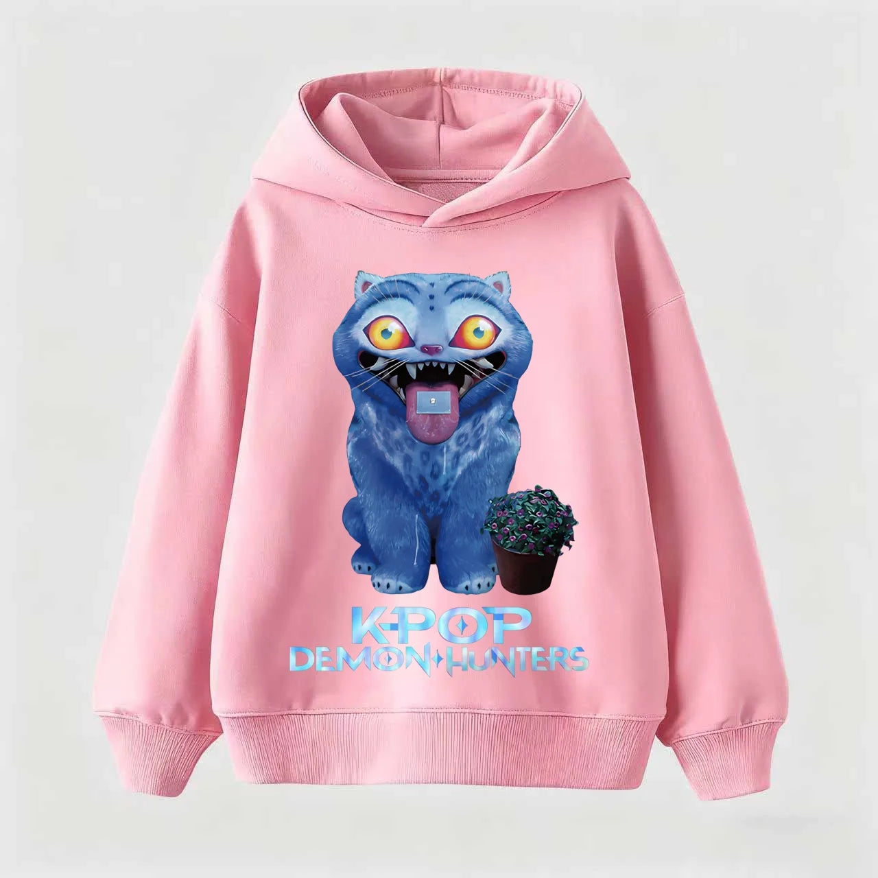 KPop Demon Hunters Hoodies For Kid's Autumn Winter New Cotton Hoodie Fashion 2025 Movie Hoody For Adult Kids Mother-to-be Top