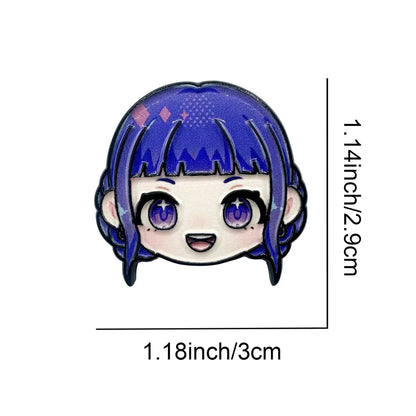 Enamel Pins KPop Demon Hunters Character Brooches Pins Lapel Pins Badge Clothing Accessories Fashion Jewelry Friendsfunny Gifts