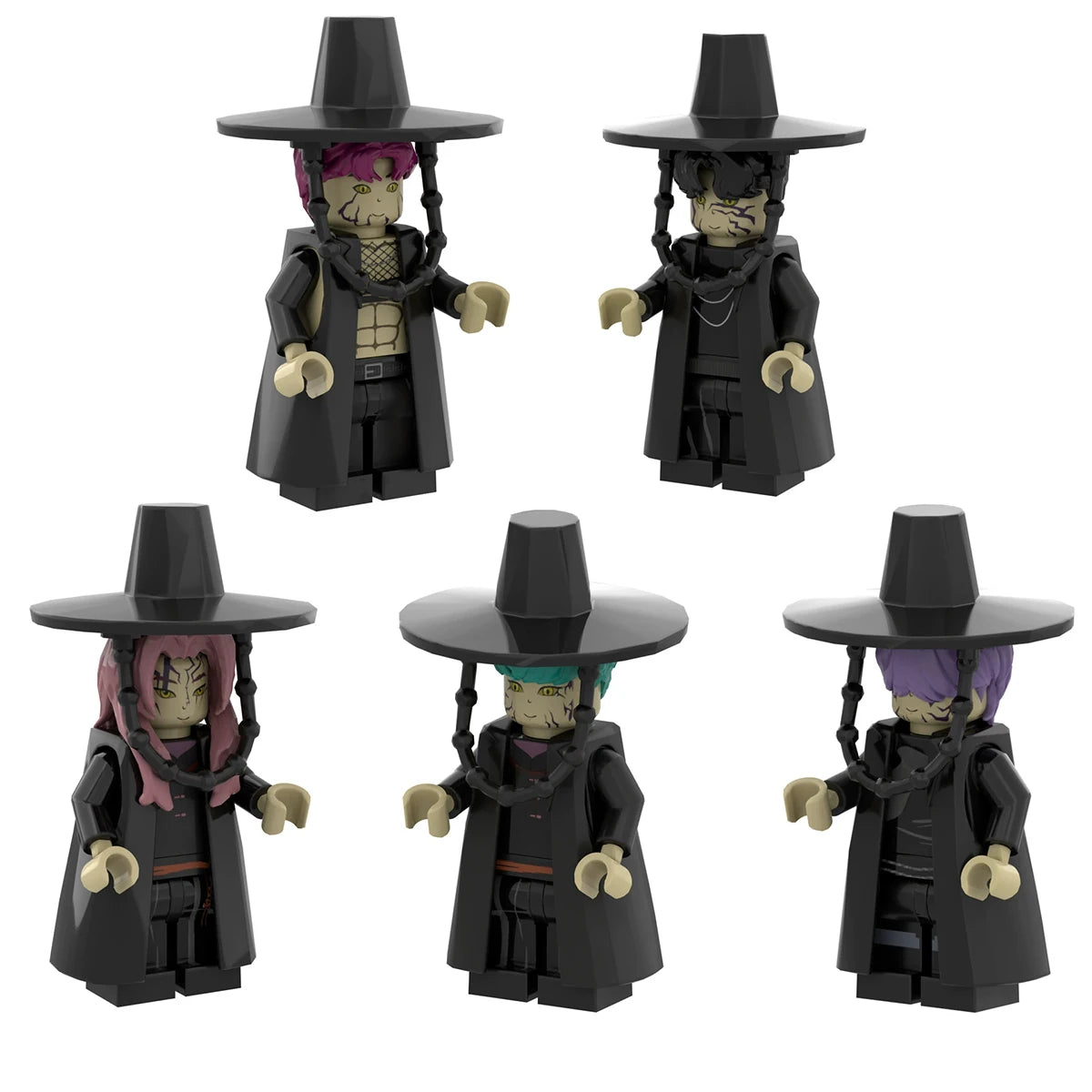 New Bricks KPop Demon Hunters Building Blocks Rumi Figures Assembly Model Doll Plastic Doll Building Blocks Toy Birthday Gifts