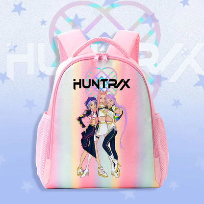 Schoolbag KPop Demon Hunters Children's Backpack Rainbow for K-POP HUNTR/X Rumi Mira Zoey Backpack Gifts Bag Shoulders Bag