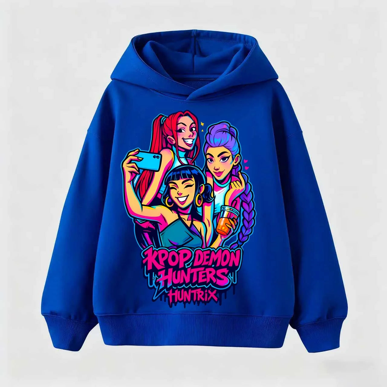 2025 Kpop Demon Hunter Saja Boys Children-Hoodie Harajuku Boys Girls Pullover Tops