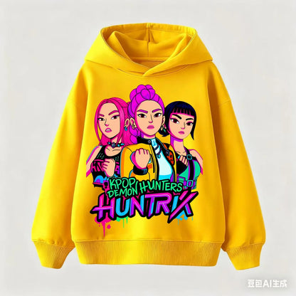 Kpop Witch Hunt Boys, girls, children, middle-aged and young adults, spring and autumn hoodies, thin sweatshirts