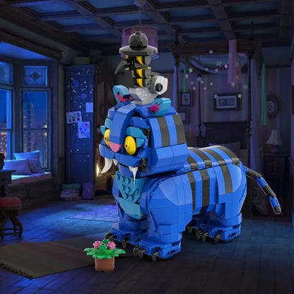 MOC K pop Demon Hunters Building Blocks Music Anime Korean K POP Girl Group Three Eyed Bird Tiger Model Collect Toy for Kid Gift