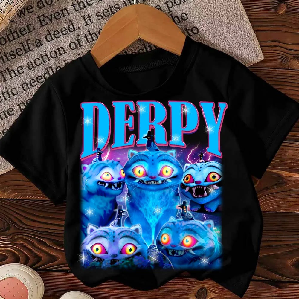 Girls Boys Cotton T-shirt Tops Jinu Kpop Demon Hunters T-Shirt Summer Kids Clothes 2025 Movie Fashion Toddler Shortsleeve Tops
