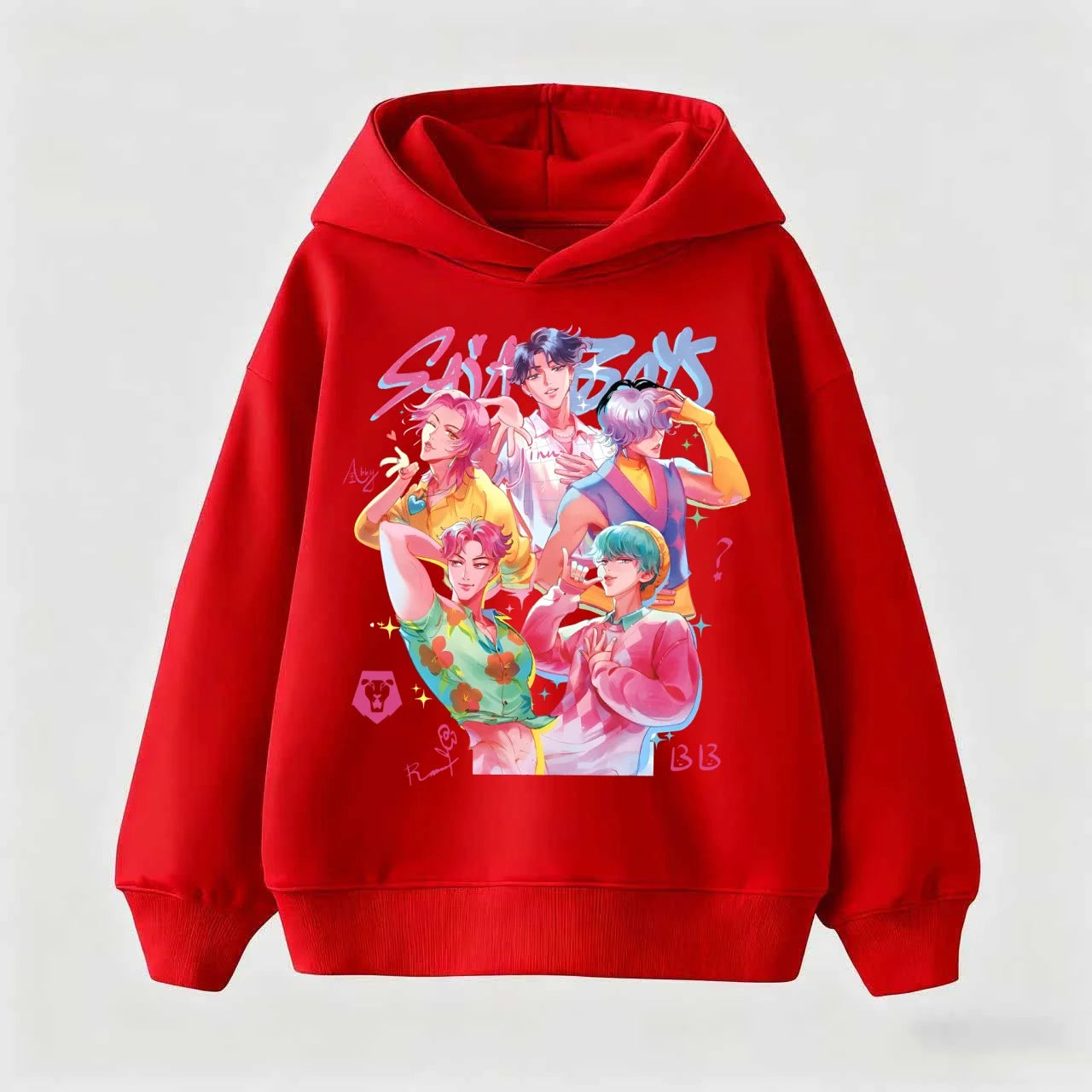 2025 KPop Demon Hunter Cartoon Girls Boy Hooded Sweatshirt Warm Children's Korean Wave Fashion Casual Tops Casual Girls Clothing