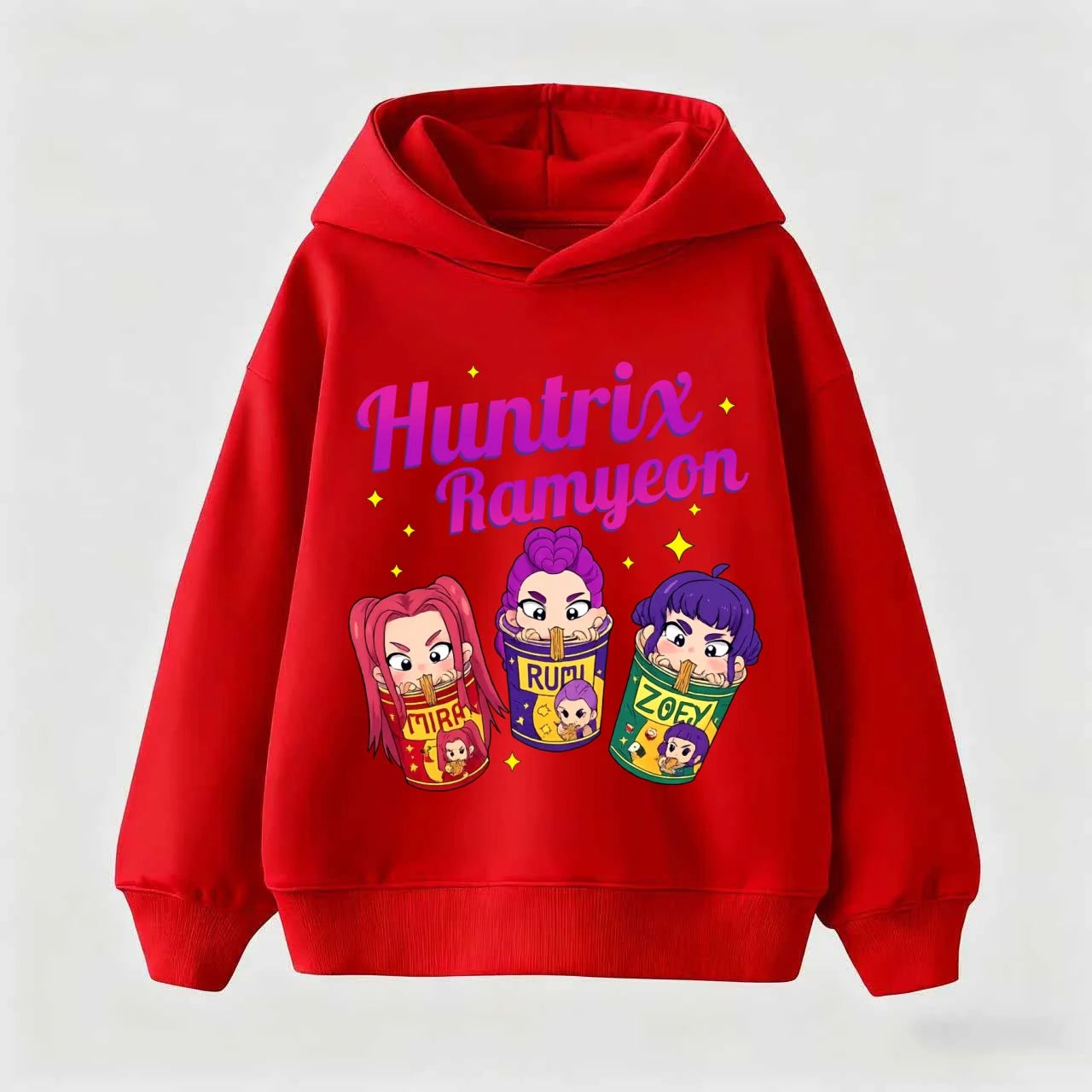 Movie New Kids K-Pop Demon Hunters Hooded Tops Toddler Girl Clothes KPop Demon Hunters Hoodie Girls Fashion Casual Sweatshirt