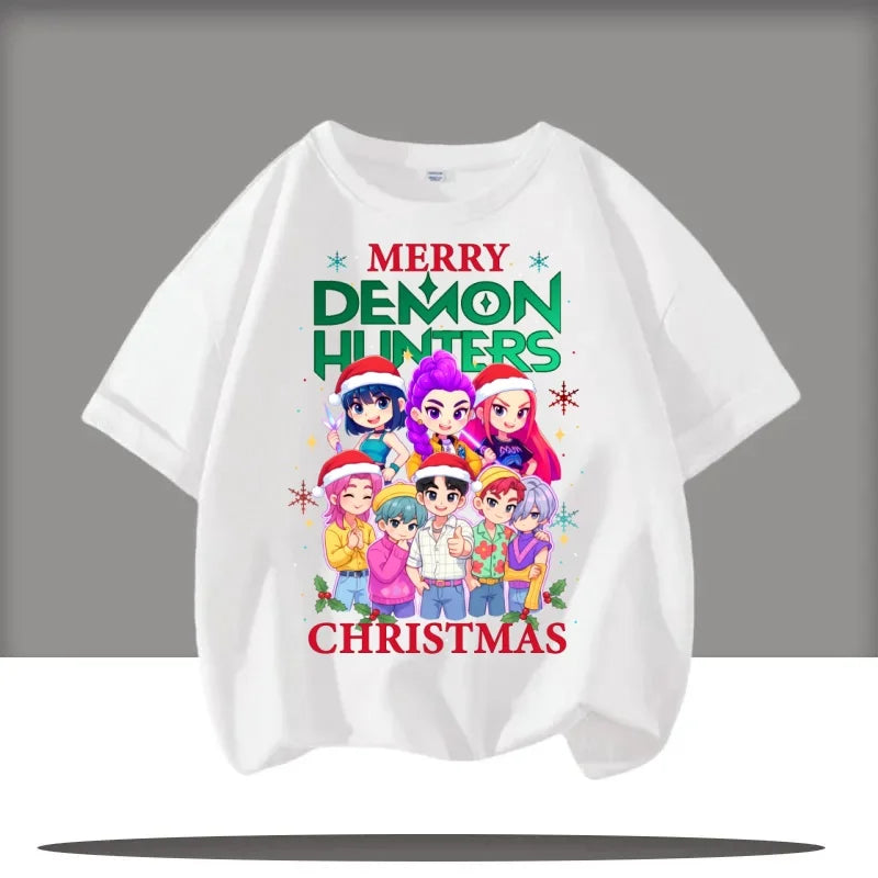 Children's Clothing KPop Demon Hunters Fans Gifts Kids Clothes Fashion Casual Tops 2025 Hot Movie Soft Baby Girls T Shirt