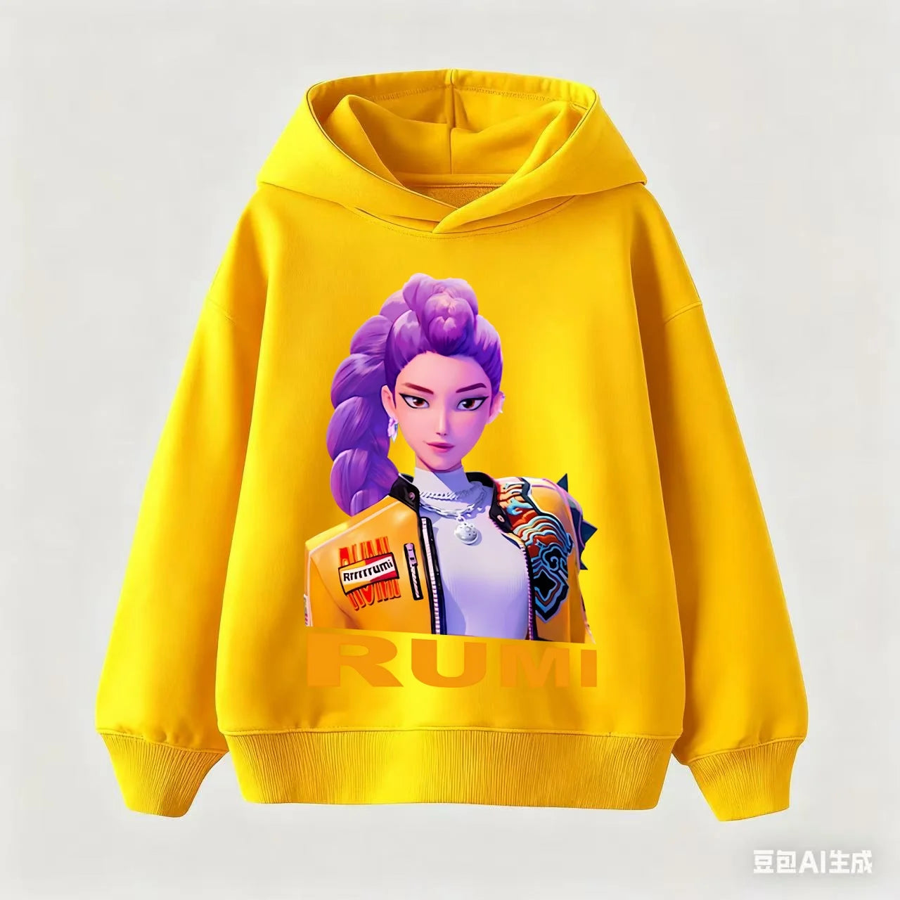 KPop Demon Hunters Hoodies Baby Girl Boy Clothes Fashion Casual Hooded Sweatshirts K-Pop Demon Hunters Pullover Kids Outfits Gif
