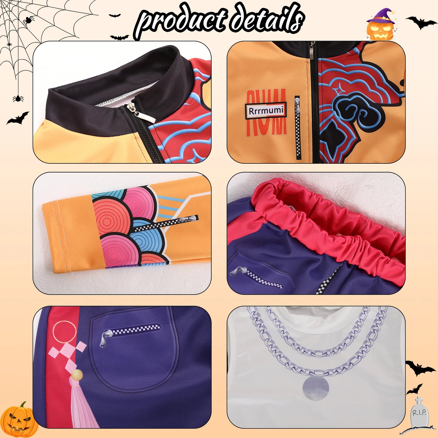 K-Pop Demon Hunters Cosplay Costumes Zoey Mira Rumi op Pants Dress Dancer Dress Up Halloween Cosplay Outfits Set