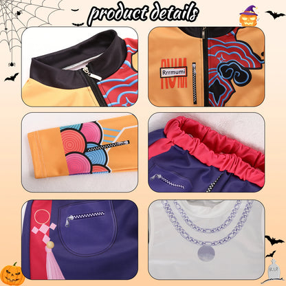 K-Pop Demon Hunters Cosplay Costumes Zoey Mira Rumi op Pants Dress Dancer Dress Up Halloween Cosplay Outfits Set