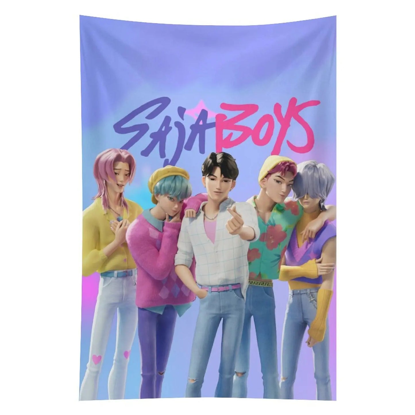 Huntrix KPop Demon Hunters Tapestry Wall Decor, 40''x60'' Tapestry Gift Applicable To Wall Decor Art Tapestry