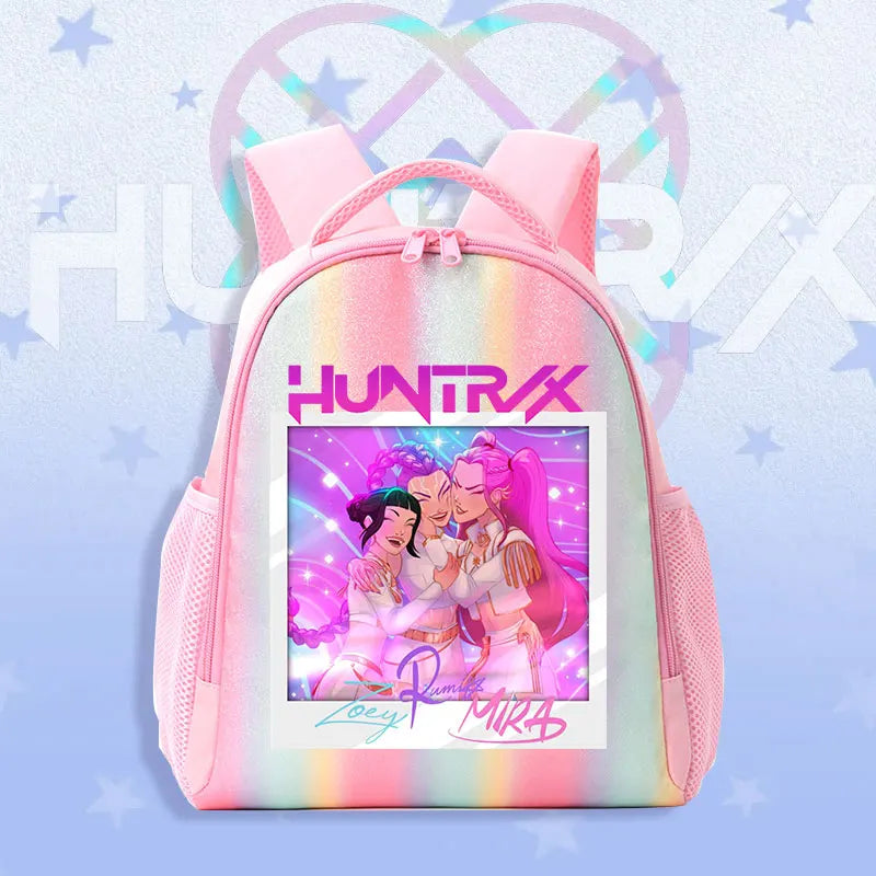 Schoolbag KPop Demon Hunters Children's Backpack Rainbow for K-POP HUNTR/X Rumi Mira Zoey Backpack Gifts Bag Shoulders Bag