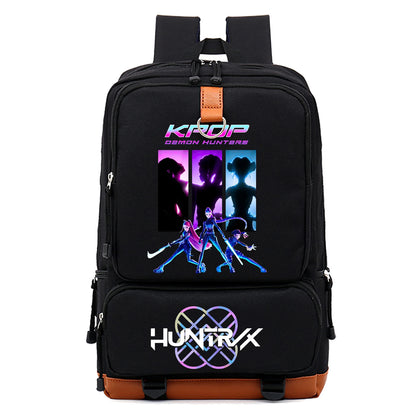 Kpop Demon Hunters Tiger Backpack Children School Bags Men Women Daypack Large Capacity Backpack