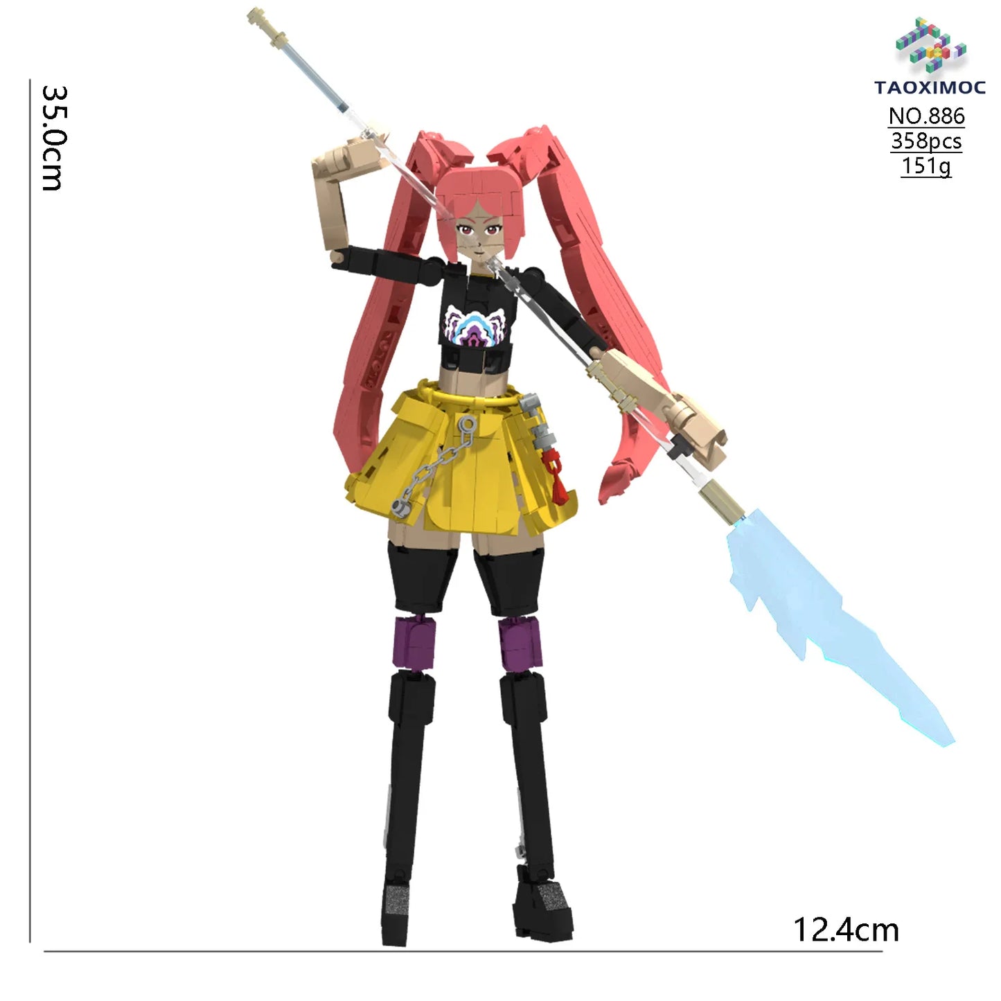 2025 Kpop Demon Hunter Building Blocks Model Desktop Furnishings Children's Toys Collection Christmas and Halloween gifts