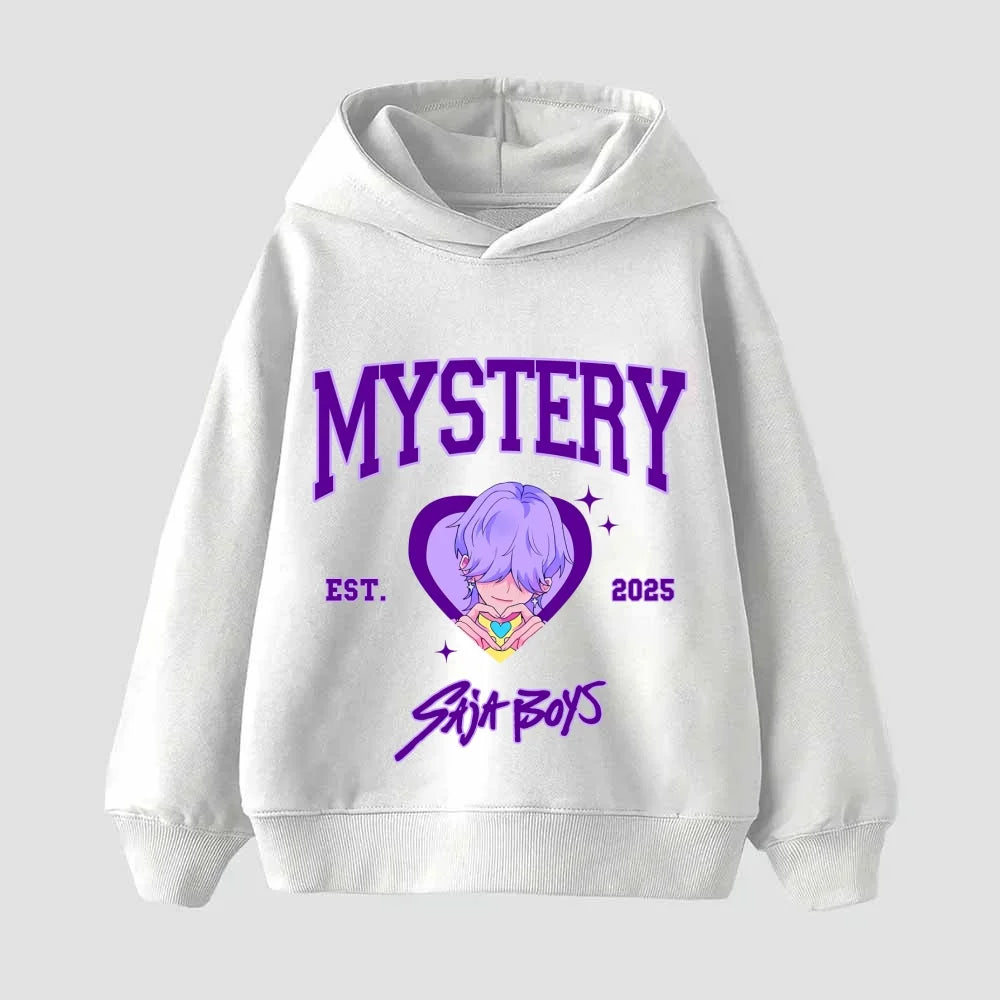 KPop Demon Hunters Hoodies Baby Girl Boy Clothes Fashion Casual Hooded Sweatshirts K-Pop Demon Hunters Pullover Kids Outfits Gif