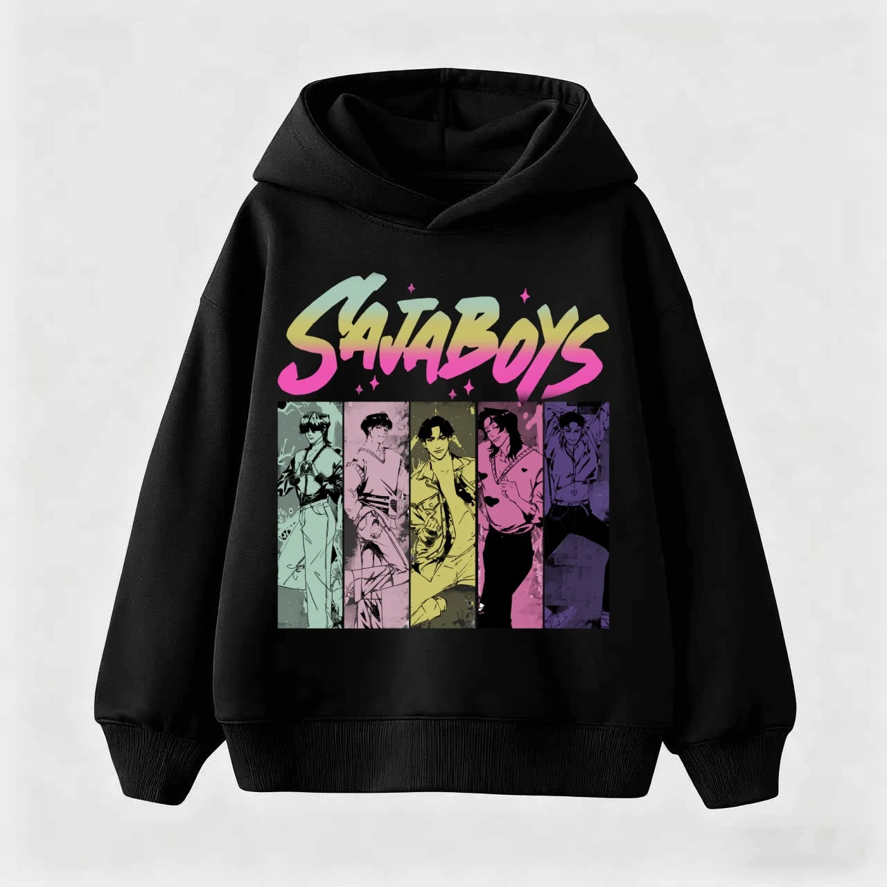 Kids Boys Girls Anime Clothes Kpop Demon Hunters Casual Fashion Warm Autumn Winter Sweatshirt Hoodie