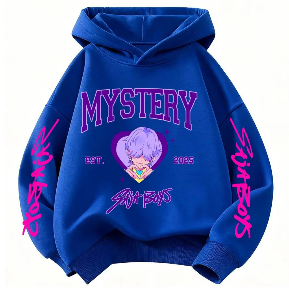 KPop Demon Hunters Hoodies for Kid's Autumn Winter New Cotton Hoodie Fashion 2025 Movie Hoody for Adult Kids Mother-to-be Top