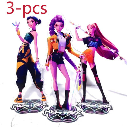 116pcs/ KPop Demon Hunters gift package, peripheral brochure,poster, sticker, postcard, bookmark Halloween Gift Christmas Gift