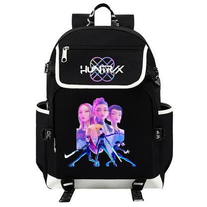 Kpop Demon Hunters Backpack for Girl Boy Student Teenager Rucksack Women Casual School Bags Travel Mochila
