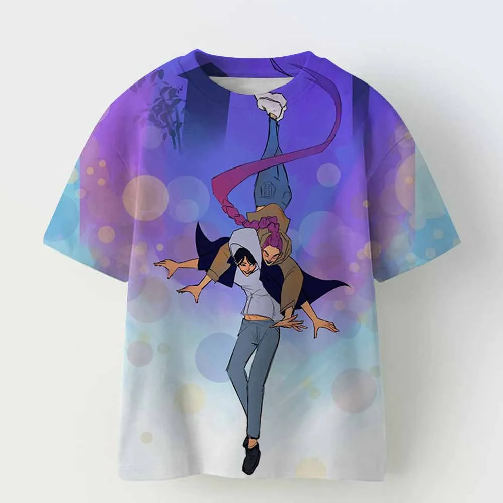 Rumi K-pop Demon Hunters Huntrix 90s T-Shirt Women Novelty Tee Shirt Crew Neck Short Sleeve T Shirt Gift Idea Clothes