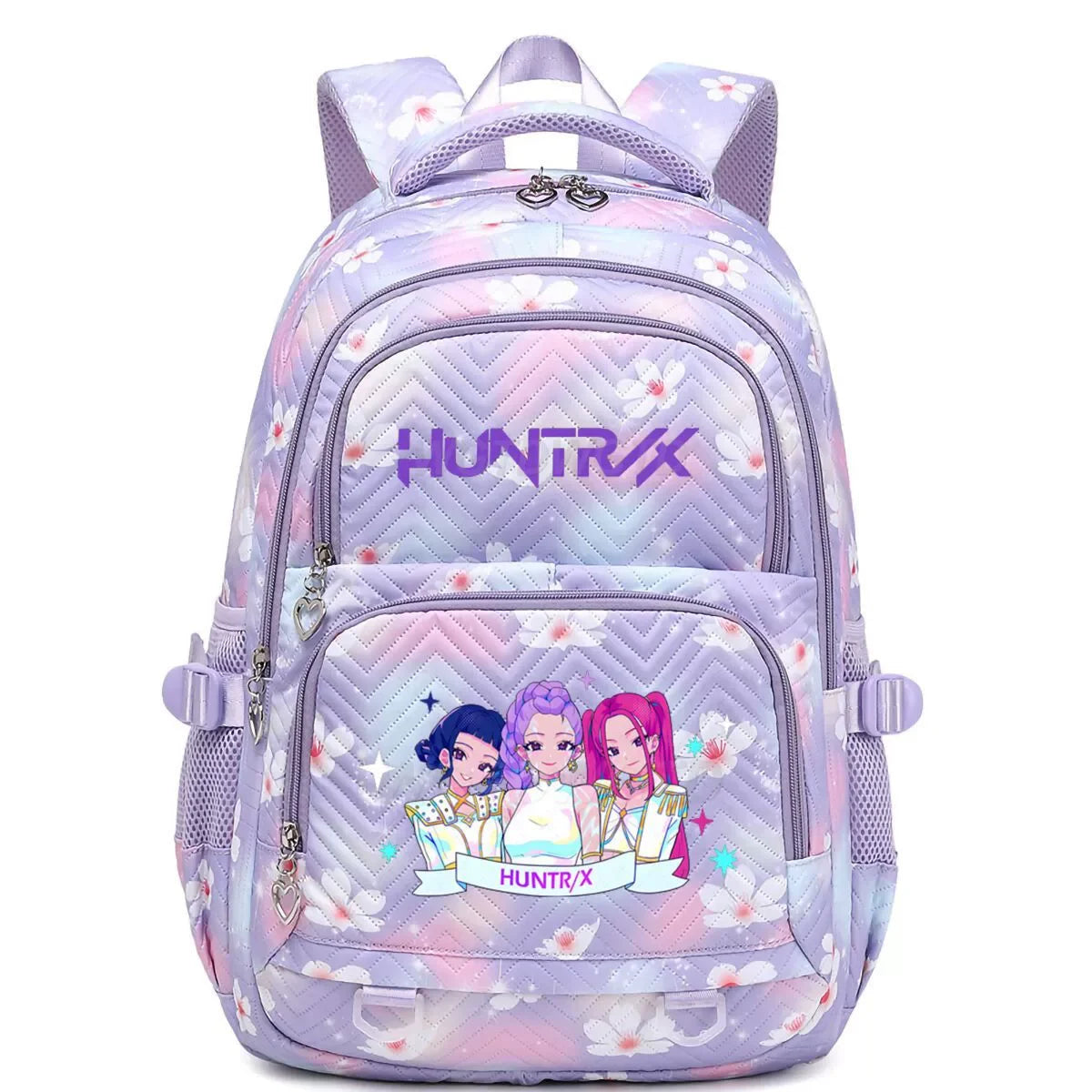 Kpop Demon Hunters Backpack Cartoon Rumi Mira Zoey HUNTR/X Saja Boys Print Schoolbag Large Capacity Student School Bas for Girls