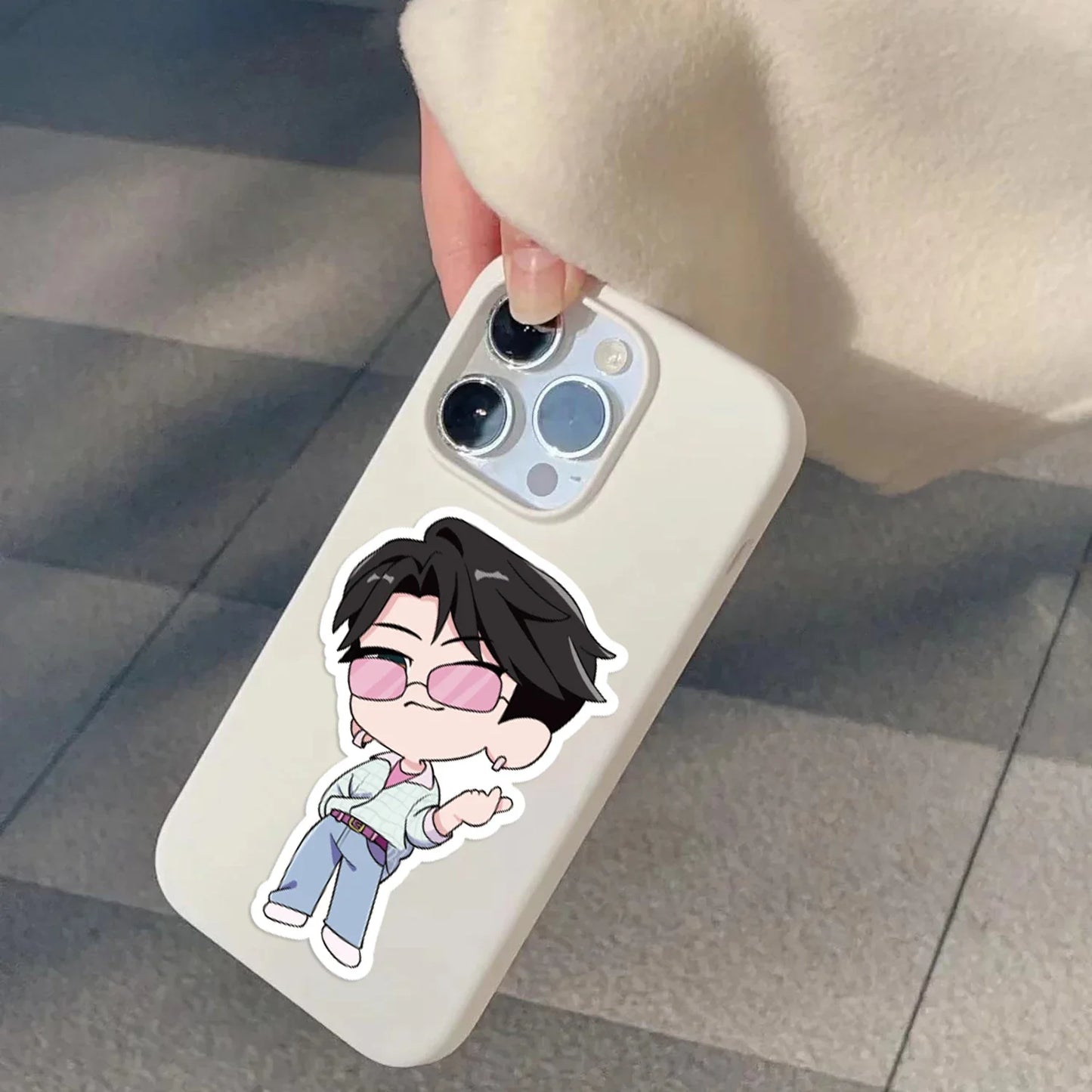 8/32Sheets MINISO Kpop Demon Hunter Stickers Huntrix Stickers for Scrapbook Phone Notebook Sticker Decoration Party Favors Gifts