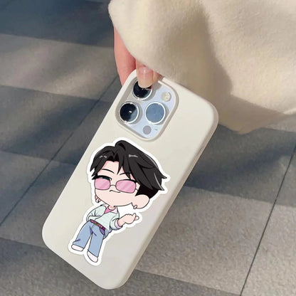 8/32Sheets MINISO Kpop Demon Hunter Stickers Huntrix Stickers for Scrapbook Phone Notebook Sticker Decoration Party Favors Gifts