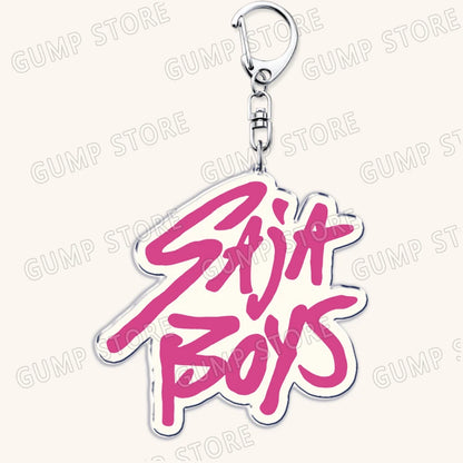 Hot Kpop Demon Hunters Huntrix Saja Boys Keychains for Accessories Jewelry Rumi Zoey Jinu Mira Sold My Soul Keyrings Fans Gifts