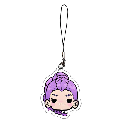 Anime KPop Demon Hunters Tiger Acrylic phone charm Pendant Keyring Jewelry Backpack Decorations Halloween Carnival Props Gifts