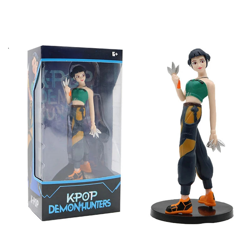 2026 Hot Anime Kpop Demon Hunters Figure Model Toy Cartoon Gaming Peripherals Desk Decoration Collection Figures Model Toy Gift