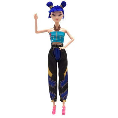 Anime Doll Toys Kpop Demon Hunters Action Figure Toy Rumi Mira Zoey Beautiful Princess Baby Girl Dolls Plastic DIY Toy for Girls