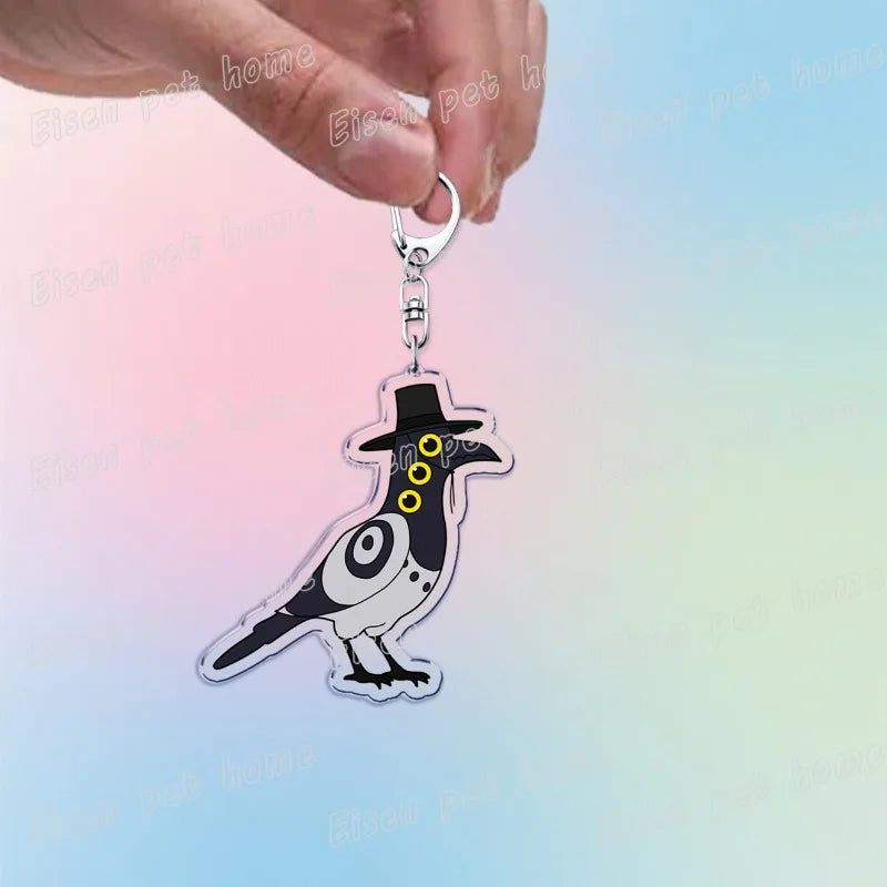 Kpop Demon Hunters Huntrix Saja Boys Keychain Llavero Accessories Bag Rumi Zoey Jinu Ramen Keychains Keyrings Jewelry Fans Gift