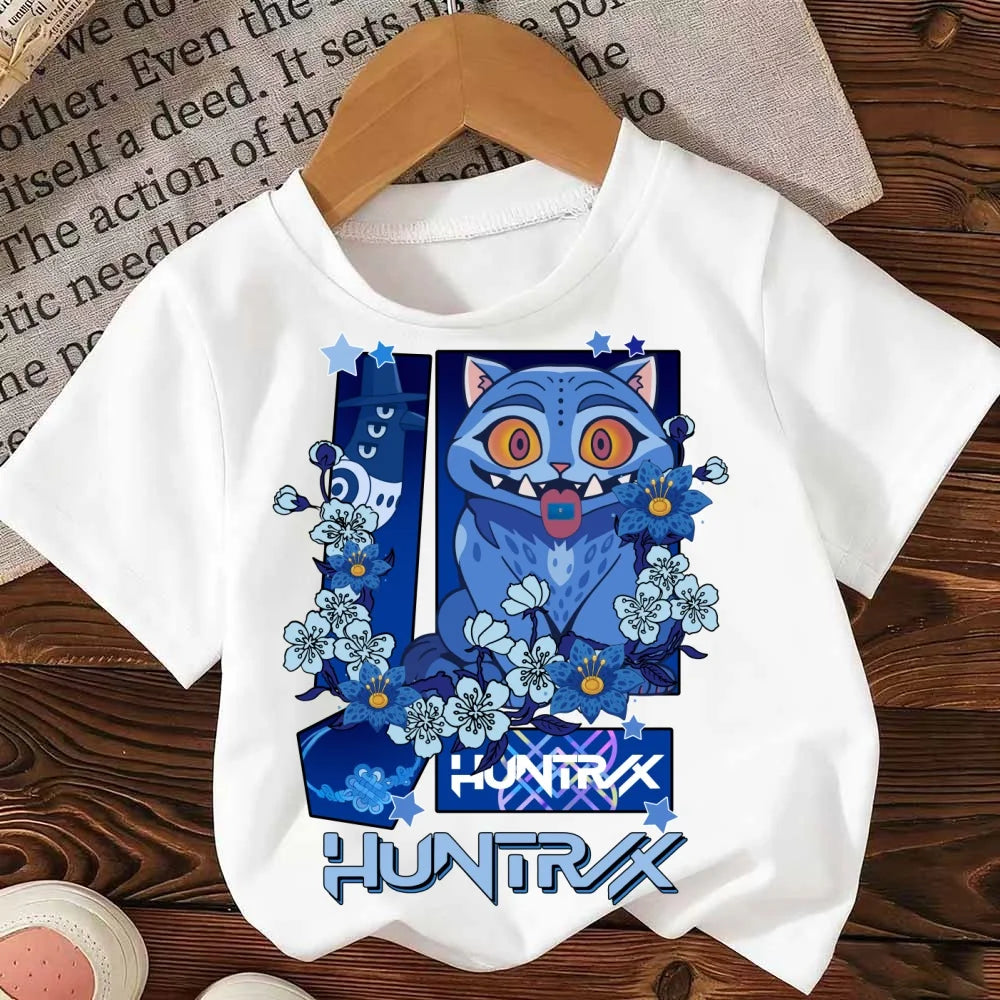 Fashion Movie Kids T-shirt KPop Demon Hunters Funny Gift for Fans Tshirt K-Pop Demon Hunters Clothes Cool Girls Tee Top