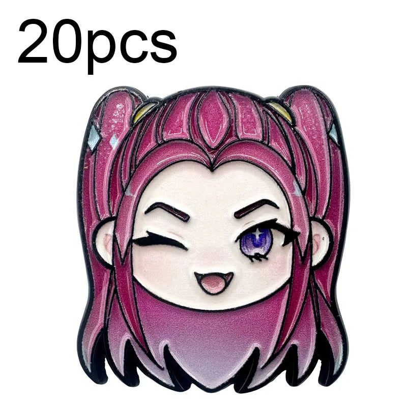 Enamel Pins KPop Demon Hunters Character Brooches Pins Lapel Pins Badge Clothing Accessories Fashion Jewelry Friendsfunny Gifts