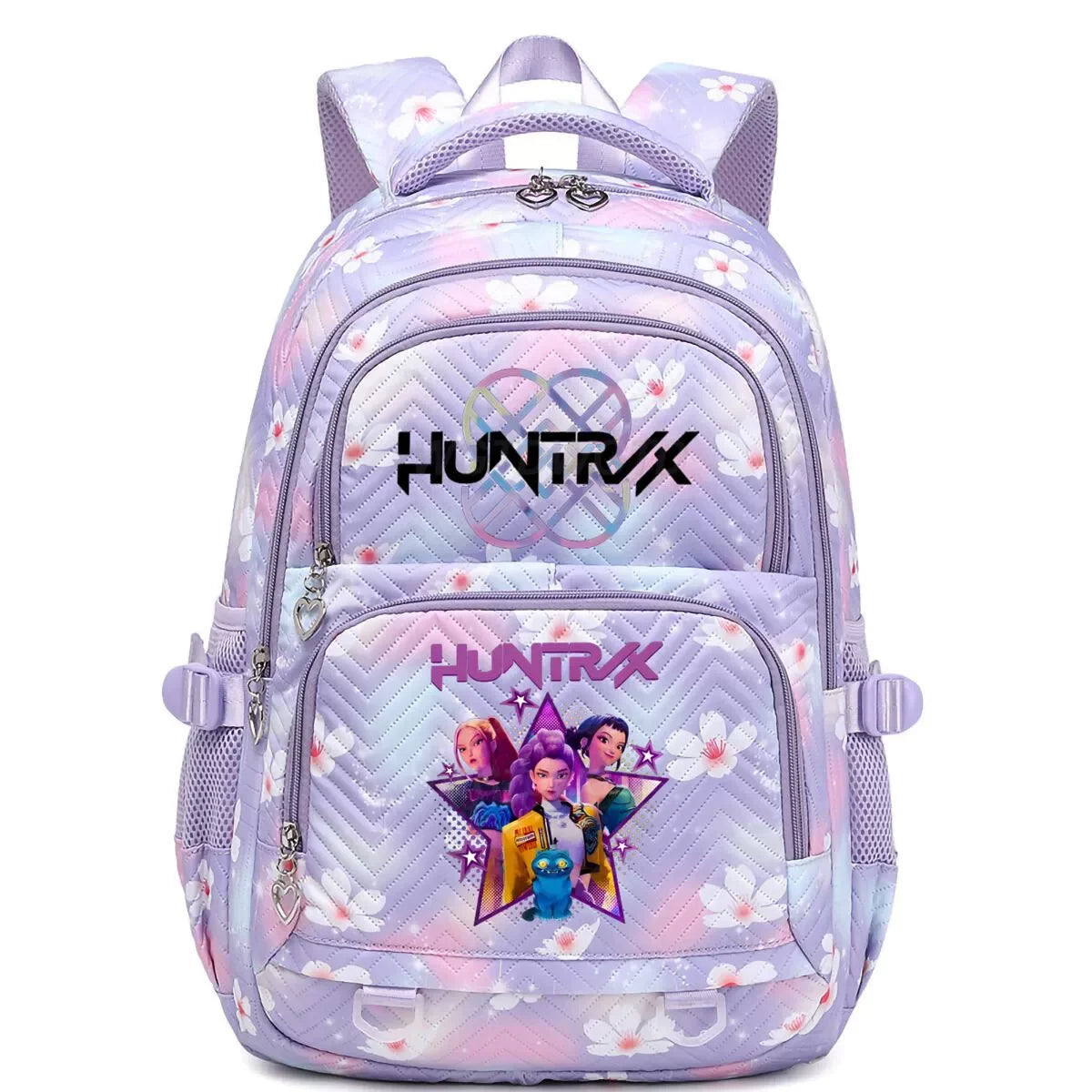 Kpop Demon Hunters Backpack Cartoon Rumi Mira Zoey HUNTR/X Saja Boys Print Schoolbag Large Capacity Student School Bas for Girls