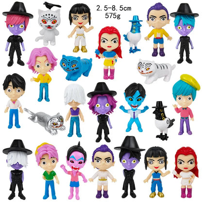 Kpop Demon Hunters Figure Toys Demon Hunters Figures Pvc Model Collectible Game Action Figures Room Decoration Kids Birthday Toy