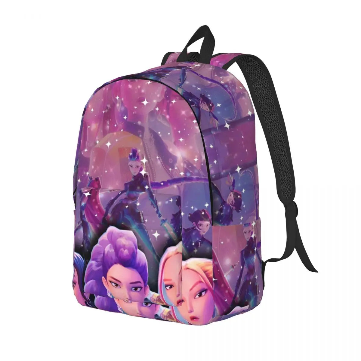 Kpop Demon Hunters Huntrix Backpack for Men Women Teenage Student Hiking Travel Daypack 2025 Movie Laptop Canvas Bags Outdoor