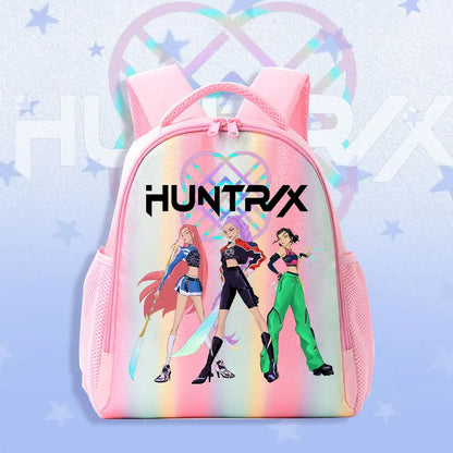 Schoolbag KPop Demon Hunters Children's Backpack Rainbow for K-POP HUNTR/X Rumi Mira Zoey Backpack Gifts Bag Shoulders Bag
