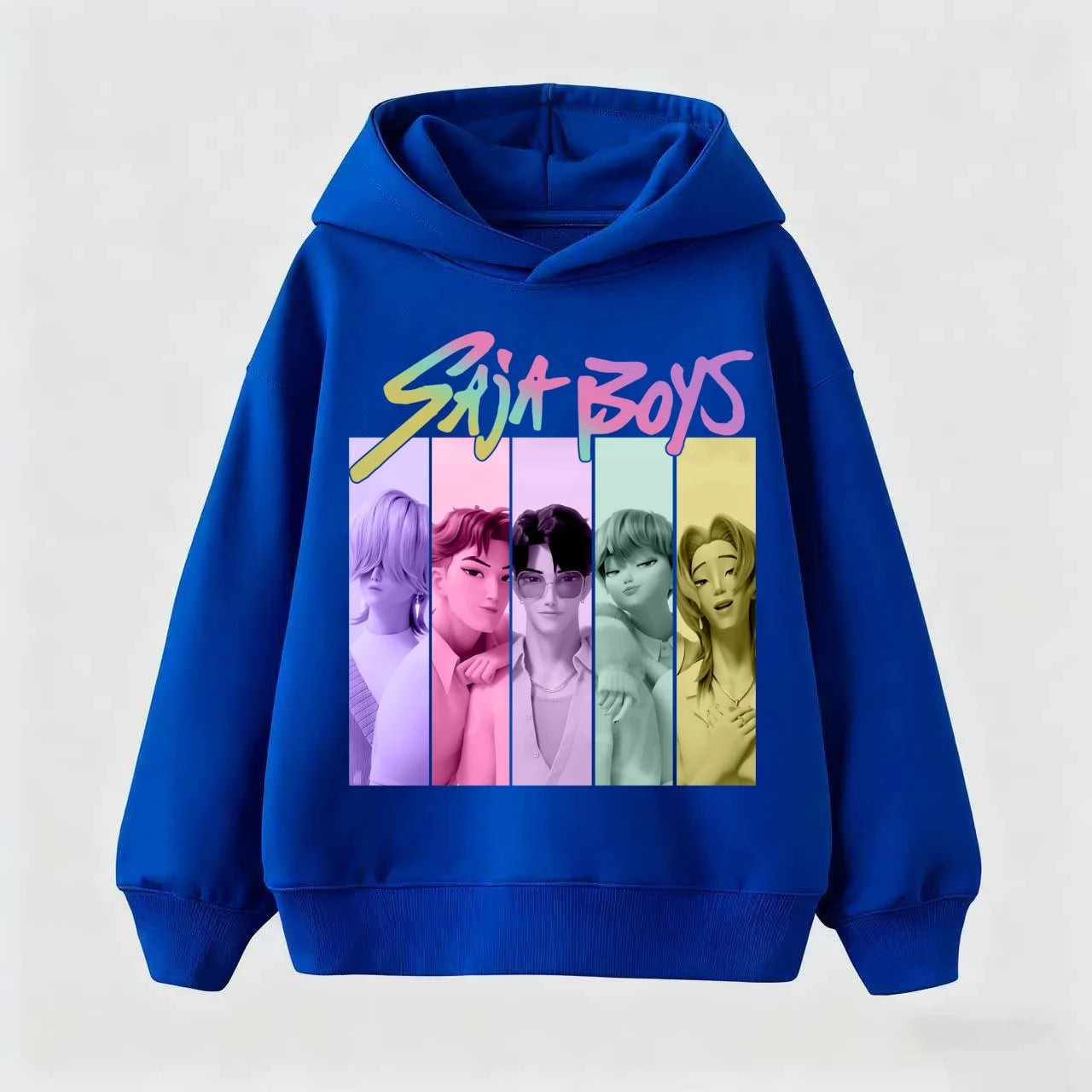 Casual Movie Unisex Hoodies Kid Hoodie Manga Kids Kpop Demon Hunters Children's Sweatshirt Cute Tiger Hoody for Boys Girls